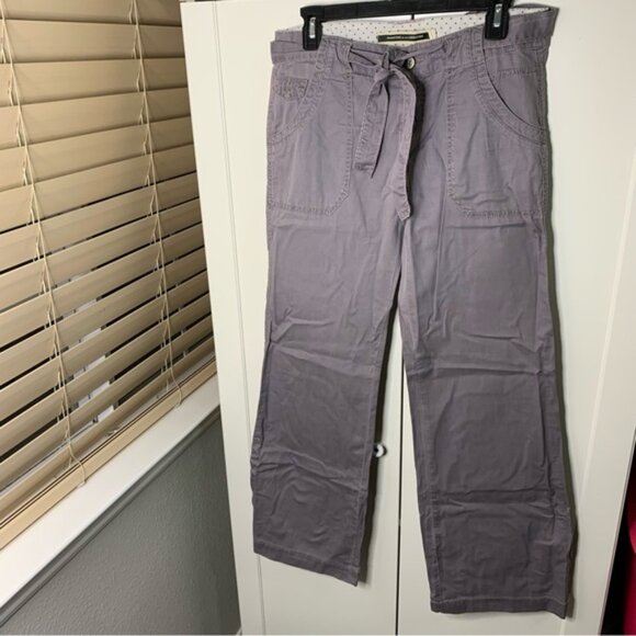 Daughters of the Liberation Flat Front Tie Pants - Picture 1 of 15